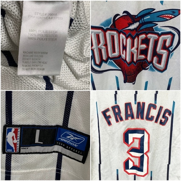 Vintage Houston Rockets #3 Steve Francis Jersey L - Picture 8 of 8